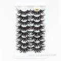 8 pairs eyelashes 25mm dramatic long eye lashes